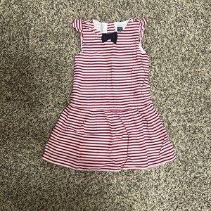 Red and white Janie and Jack dress size 3